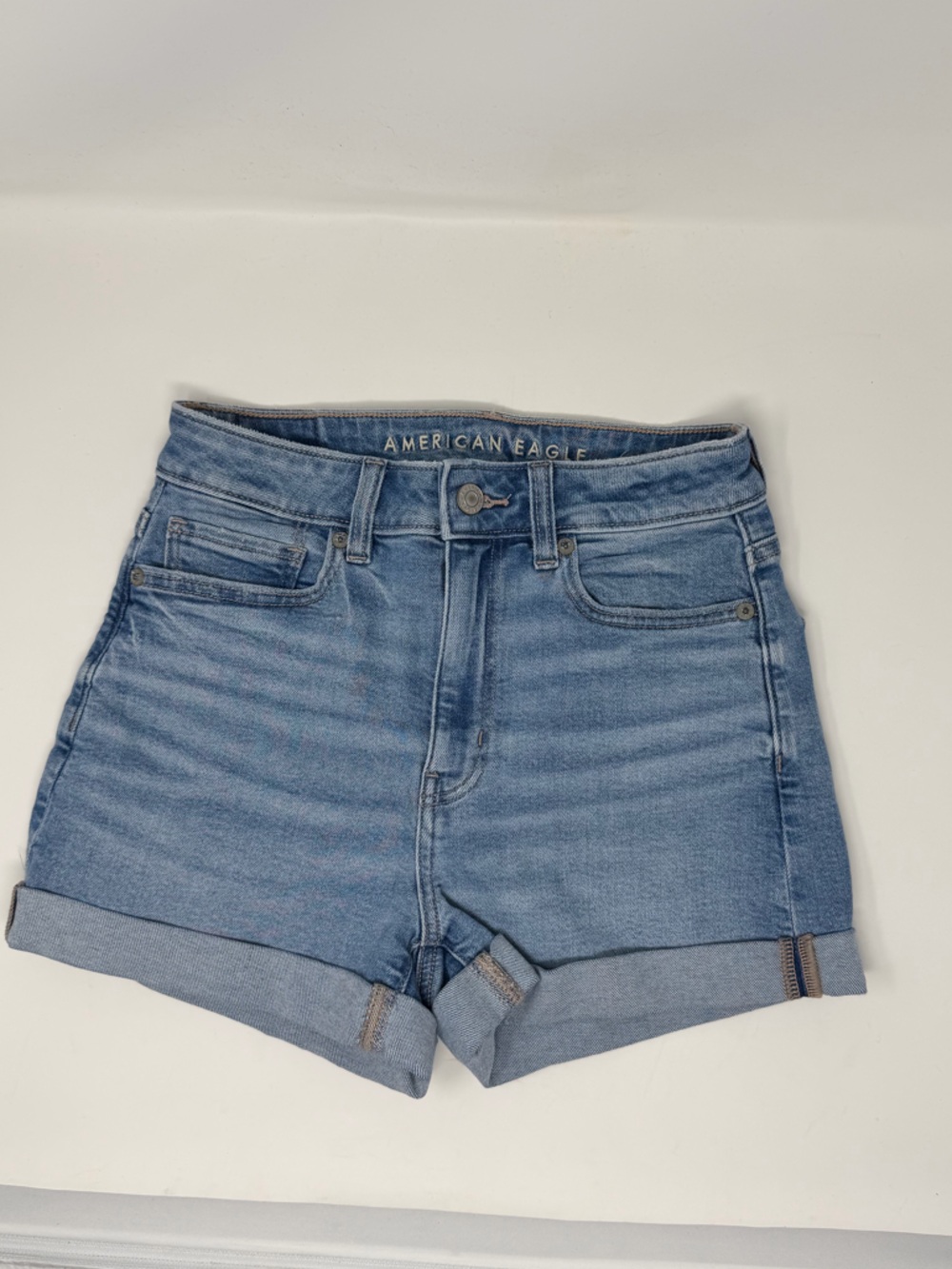 American Eagle Outfitters Light Blue Denim Jean Shorts